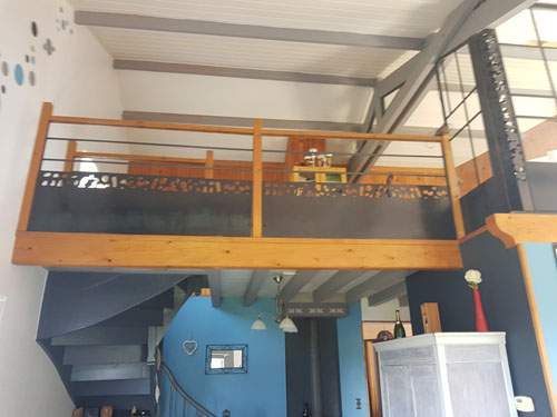 Garde-corps design intérieur Coudes