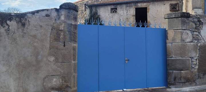 Portail fer forgé Coudes