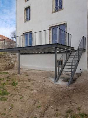Terrasse balcon ferronnerie Coudes