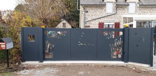 Fabricant de portails métalliques Coudes