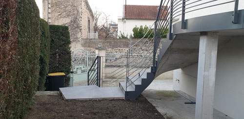 Garde-corps lignes modernes Coudes