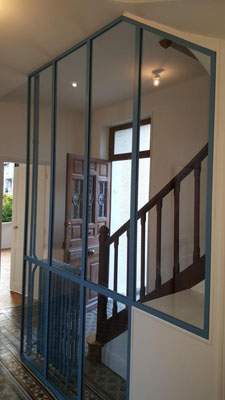 Châssis vitré type atelier Coudes