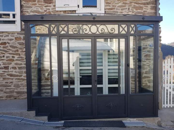 Véranda métal haute qualité Coudes