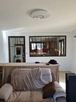 Châssis vitré style atelier noir Coudes