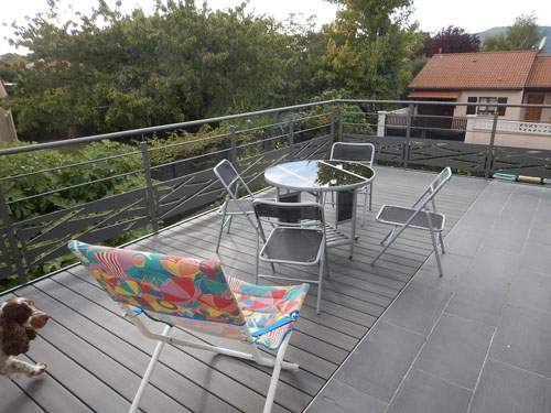 Pergola de terrasse en fer forgé Coudes