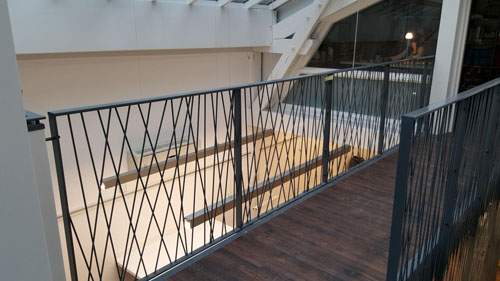 Garde-corps pour maison Coudes