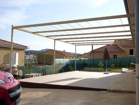 Pergola métal haut de gamme Coudes